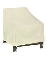 Funda protectora para sillas tela oxford color beige 68x87x77 cm outsunny