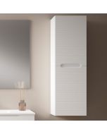 Mueble auxiliar baño boreal 35x27cm acabado blanco mate colgar