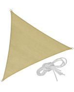 Toldo de polietileno con forma de vela, beige