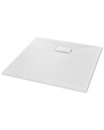 vidaXL plato de ducha smc blanco 80x80 cm