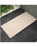 Plato ducha resina extraplano 170 x 70cm textura pizarra suave beige