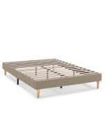 Base tapizada aura 150x190 cm  beige