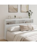 Cabecero de cama con LED blanco 180x17x102 cm es9224