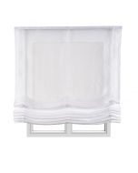 Estores plegables estor paqueto liso sin varillas blanco 150x175 cm