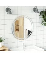 Espejo de baño LED redondo 70 cm