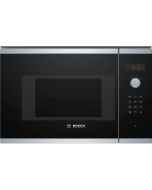 Microondas - bosch bel523ms0, integrable, grill 1000w, 20 l,