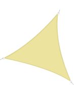 Toldo vela triangular poliéster color camel 300x300x300 cm outsunny