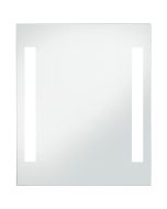 vidaXL espejo de pared de baño con LED 50x60 cm