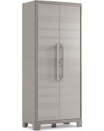 ARMARIO RESINA KETER JARDIN GULLIVER ALTO ESCOBERO COLOR BEIG-ARENA