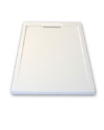 Plato de ducha resina lux blanco  80x100cm