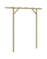 vidaXL pérgola de jardín de madera 200x40x205 cm