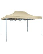 vidaXL carpa pleglable pop-up 3x4,5 m blanco crema