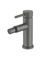 Valaz grifo de bidet monomando redondo gun metal jabalon