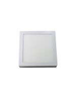 Downlight LED 18w luz tono frío 6000k, cuadrado de superficie. Color blanco