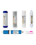 Pack 4 filtros osmosis inversa y membrana 75gpd vontron