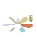 Ventilador o bombilla de techo con luz LED altari E27 multicolor cct 18w