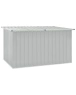 vidaXL caja de almacenaje para jardín gris 171x99x93 cm