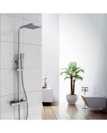 Aica columna ducha termostato anti-quemadura 73-115cm ducha lluvia