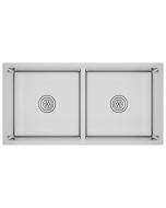 vidaXL fregadero de cocina hecho a mano acero inoxidable