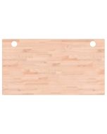 vidaXL tablero de escritorio madera maciza de haya 110x60x1,5 cm