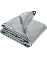 Lona de tela impermeable gris