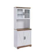 Alacena de cocina mdf color blanco 72x40x178 cm homcom