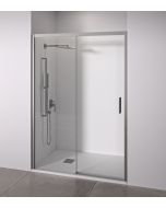 Mampara de ducha corredera 145 a 150x195cm- puerta derecha - plata brillo