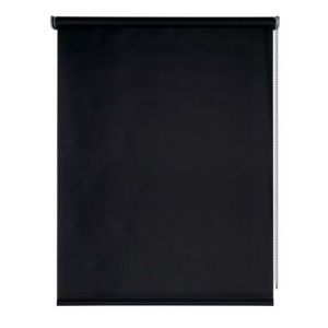 Storesdeco | estor opaco moon, estor enrollable negro, 160 x 250cm
