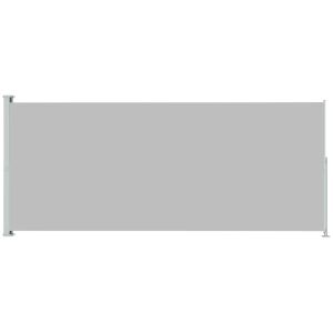 vidaXL toldo lateral retráctil para patio gris 220x500 cm