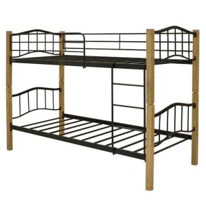 Litera doble cama de 90x190 cm de madera y metal