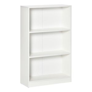 Estantería melamina de madera color blanco 62.2x24x102.4 cm homcom