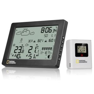 Estación meteorológica n.geographic barotemp mide mareas y fases lunares