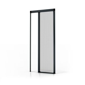 Mosquitera recortable para puerta avosdim alu gris 7016 - a 140 x a 230 cm