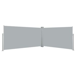 vidaXL toldo lateral retráctil 160x600 cm gris