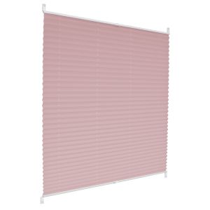 Cortina plisada para ventanas 45x100 cm color rosa ecd germany