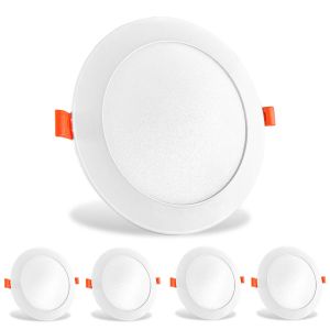 5 focos LED empotrables extraplanos de 18w - 6000k