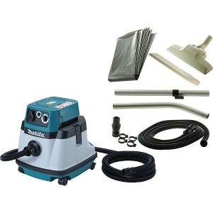 Aspirador makita - clase l - 1050w - 25l - limpieza automática del filtro