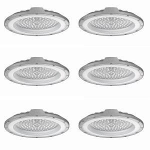 Pack 6x campana LED ufo dob 200w 6000k ip65 pf 0,95 6kv