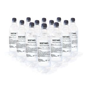 Combustible etanol de origen natural aroma neutro. Caja 12 botellas de 1l