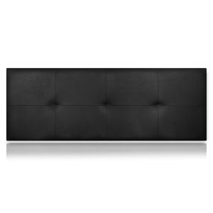 Cabeceros zeus tapizado polipiel negro 210x50 de sonnomattress