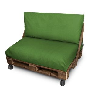 Funda para cojín de palets asiento 120x80x20 sin relleno verde naylim mate