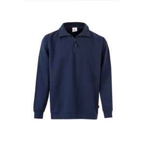 Sudadera media cremallera s azul navy