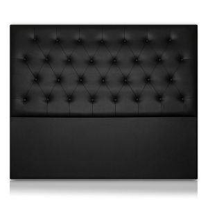 Cabeceros afrodita tapizado polipiel negro 90x120 de sonnomattress