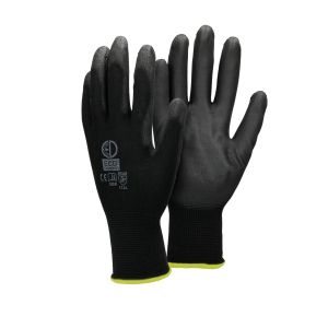 Guantes de montaje negro talla 8 / m