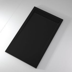 Plato de ducha pizarra clever negro  70x140 cm