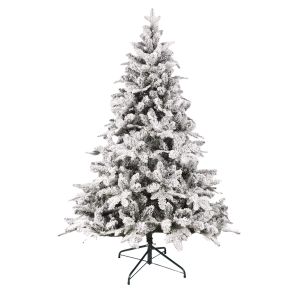 Árbol de navidad santa claus blanco 210x137x137 cm