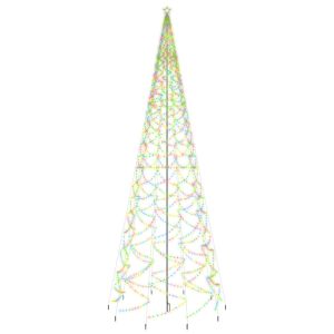 vidaXL árbol de navidad con pincho 3000 LED de colores 800 cm