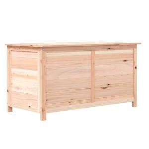 vidaXL baúl para cojines madera de abeto maciza 100x50x56 cm