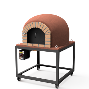 Movelar - horno de leña modelo stromboli (burdeos - 545 x 100 x 100 cm)