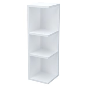 Ondee - estante simple - 20x65cm - blanco - melamina